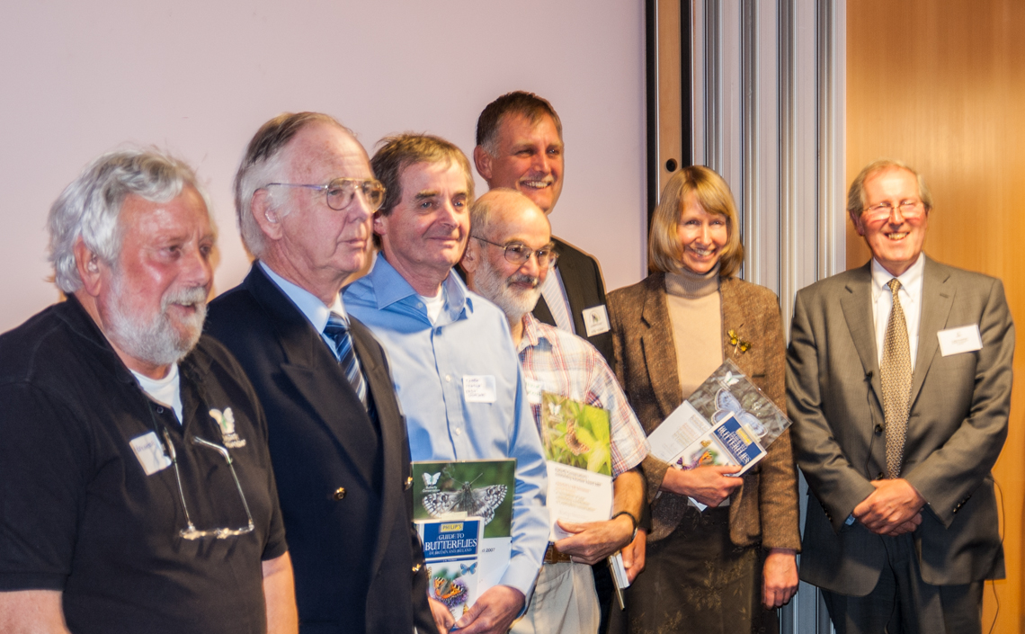 Mike Slater awarded Outstanding Volunteer Award by Butterfly Conservation.